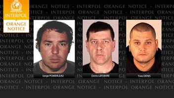 Notice orange d'Interpol sur les trois évadés de Québec Notice orange d'Interpol sur les trois évadés de Québec