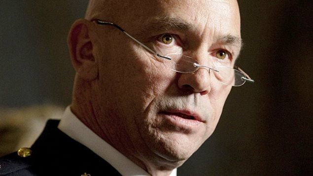 Le commissaire de la GRC, Bob Paulson Le commissaire de la GRC, Bob Paulson