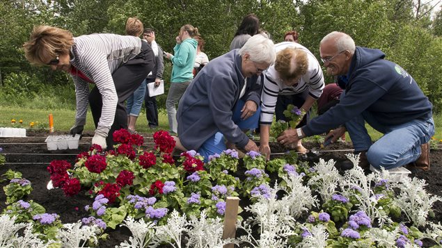 Le jardin du 6 juillet à Lac-Mégantic Le jardin du 6 juillet à Lac-Mégantic
