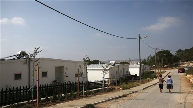 Des maisons israéliennes du secteur de « Gevaot », en Cisjordanie. Des maisons israéliennes du secteur de « Gevaot », en Cisjordanie.