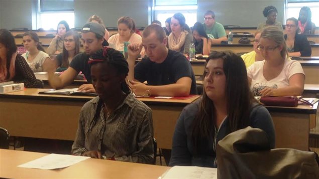 Des étudiants en classe Des étudiants en classe