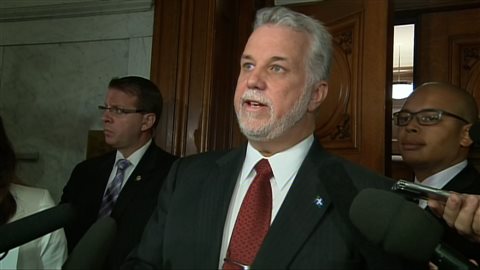 Le premier ministre Philippe Couillard Le premier ministre Philippe Couillard