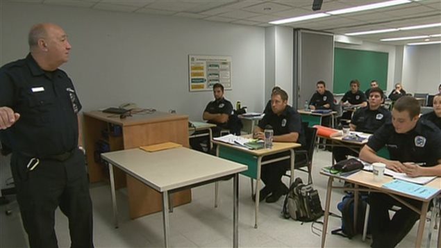 Étudiants en techniques policières Étudiants en techniques policières