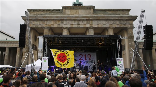 Des manifestants pour le climat à Berlin Des manifestants pour le climat à Berlin