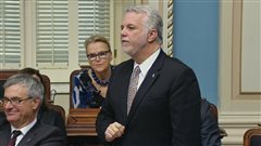 Le premier ministre Philippe Couillard le 25 septembre 2014 Le premier ministre Philippe Couillard le 25 septembre 2014