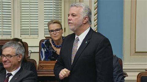 Le premier ministre Philippe Couillard le 25 septembre 2014 Le premier ministre Philippe Couillard le 25 septembre 2014