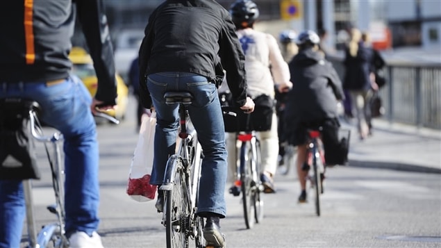Cyclistes en ville Cyclistes en ville