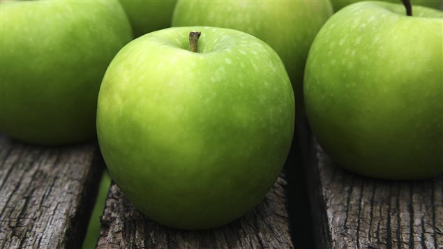 Une pomme Granny Smith Une pomme Granny Smith