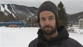 Jean-Philippe Auclair lors d'une entrevue à Lac-Beauport. Jean-Philippe Auclair lors d'une entrevue à Lac-Beauport.