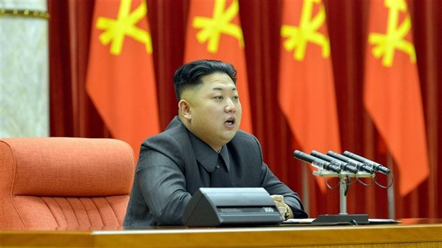 Le leader nord-coréen Kim Jong-un, durant une cérémonie en décembre 2013 Le leader nord-coréen Kim Jong-un, durant une cérémonie en décembre 2013