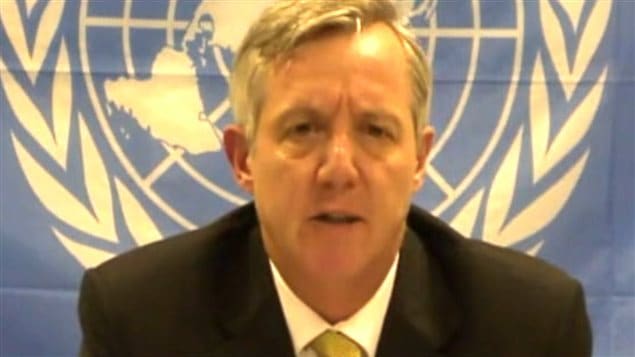 Anthony Banbury, le représentant spécial et chef de la mission de Nations unies pour la lutte contre Ebola Anthony Banbury, le représentant spécial et chef de la mission de Nations unies pour la lutte contre Ebola