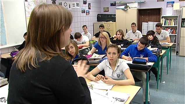 Élèves en classe Élèves en classe