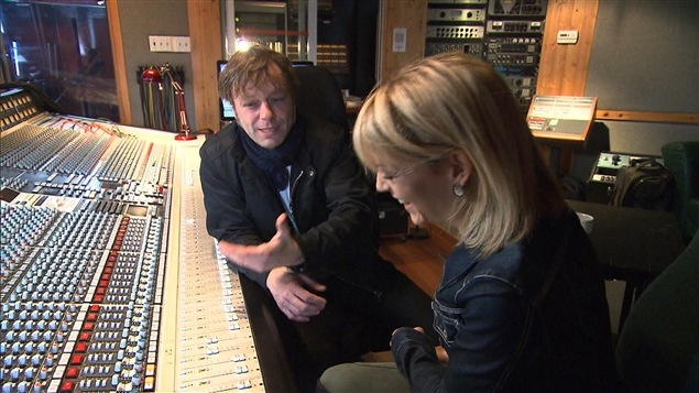 Daniel Boucher, en studio avec Tanya Lapointe Daniel Boucher, en studio avec Tanya Lapointe
