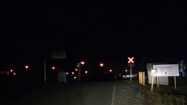 Gare de triage Gordon, où a eu lieu le déraillement Gare de triage Gordon, où a eu lieu le déraillement