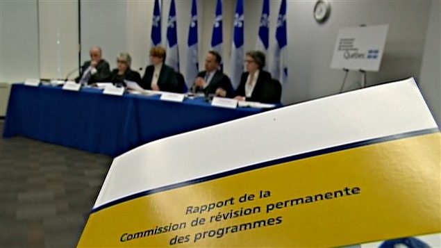 Le rapport de Lucienne Robillard Le rapport de Lucienne Robillard