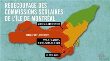 Redécoupage des commissions scolaires de l'île de Montréal Redécoupage des commissions scolaires de l'île de Montréal