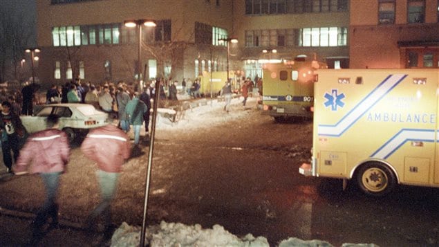 L'École polytechnique de Montréal le 6 décembre 1989 L'École polytechnique de Montréal le 6 décembre 1989