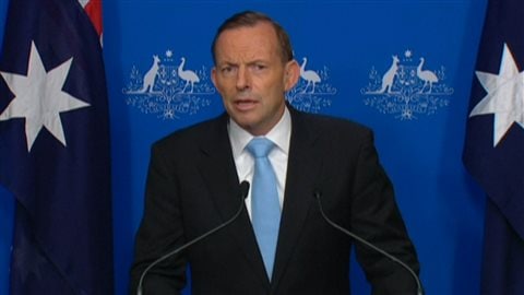 Le premier ministre australien, Tony Abbott, réagit aux événements à Sydney. Le premier ministre australien, Tony Abbott, réagit aux événements à Sydney.