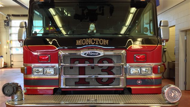 Camion de pompier du service des incendies de Moncton Camion de pompier du service des incendies de Moncton