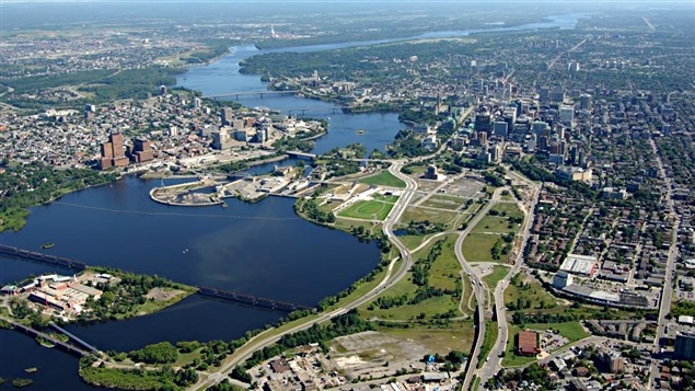 Les plaines LeBreton vues du ciel. Les plaines LeBreton vues du ciel.