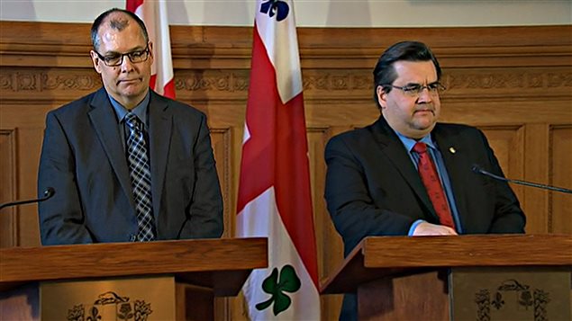Peter Watson et Denis Coderre Peter Watson et Denis Coderre