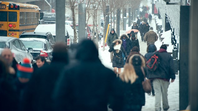 Piétons, rue Saint-Catherine Piétons, rue Saint-Catherine