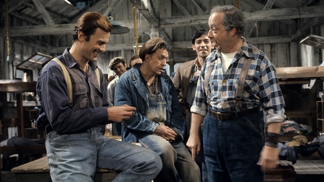 Les comédiens Gérard Poirier, Jacques Godin Les comédiens Gérard Poirier, Jacques Godin