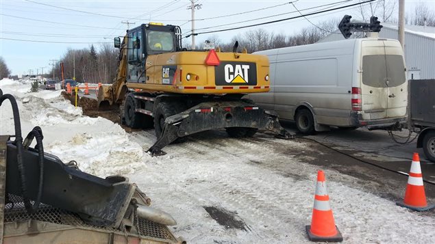 Des travaux à Shawinigan Des travaux à Shawinigan
