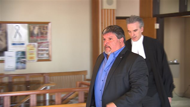 Le procès du maire de Baie-Trinité, Denis Lejeune, au palais de justice de Baie-Comeau Le procès du maire de Baie-Trinité, Denis Lejeune, au palais de justice de Baie-Comeau