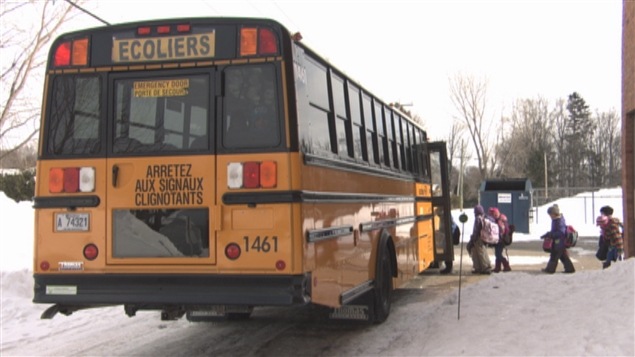 Un autobus scolaire Un autobus scolaire