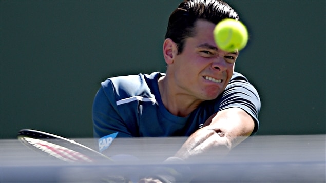 Milos Raonic s'est incliné en deux manches devant Rafael Nadal en quart de finale à Indian Wells. Milos Raonic s'est incliné en deux manches devant Rafael Nadal en quart de finale à Indian Wells.