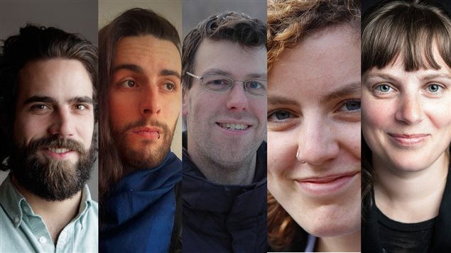 Les 5 finalistes du Prix de la nouvelle Radio-Canada 2015 : Francis Asselin, Julien Beauseigle-Laniel, Jancimon Reid, Kiev Renaud et Annie-Claude Thériault. Les 5 finalistes du Prix de la nouvelle Radio-Canada 2015 : Francis Asselin, Julien Beauseigle-Laniel, Jancimon Reid, Kiev Renaud et Annie-Claude Thériault.
