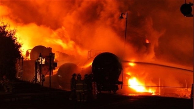 La tragédie à Lac-Mégantic a fait 47 morts, dans la nuit du 5 au 6 juillet 2013 La tragédie à Lac-Mégantic a fait 47 morts, dans la nuit du 5 au 6 juillet 2013