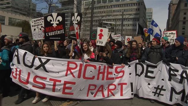 Manifestation contre l'austérité du 2 avril 2015 Manifestation contre l'austérité du 2 avril 2015
