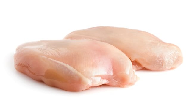 Des poitrines de poulet Des poitrines de poulet