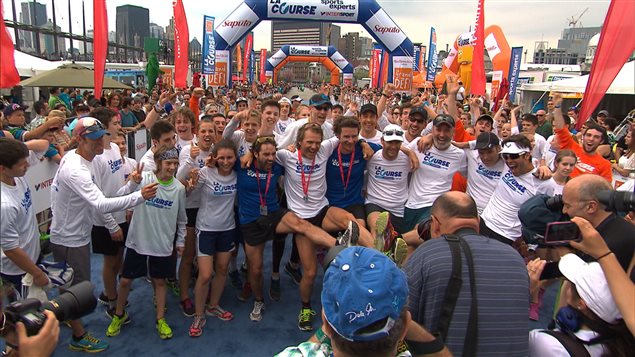 Les participants de la course à relais du Grand défi Pierre Lavoie sont arrivés dimanche après-midi au Vieux-Port de Montréal. Les participants de la course à relais du Grand défi Pierre Lavoie sont arrivés dimanche après-midi au Vieux-Port de Montréal.