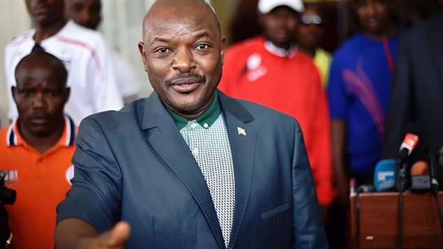 Le président Pierre Nkurunziza accueille les journalistes ce dimanche à Bujumbura Le président Pierre Nkurunziza accueille les journalistes ce dimanche à Bujumbura