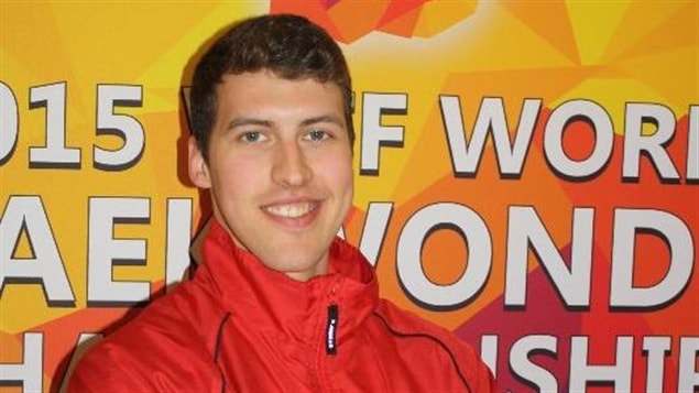 Le taekwondoïste Marc-André Bergeron Le taekwondoïste Marc-André Bergeron