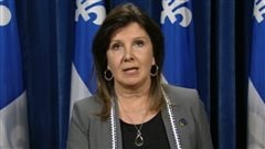 La porte-parole du Parti québécois en matière de santé, Diane Lamarre La porte-parole du Parti québécois en matière de santé, Diane Lamarre