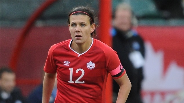 La Canadienne Christine Sinclair La Canadienne Christine Sinclair