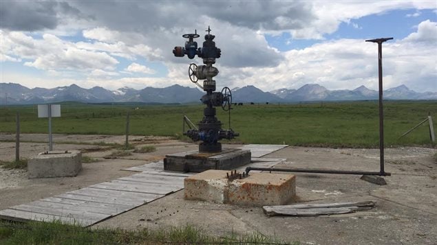 Une structure énergétique à l'abandon en Alberta Une structure énergétique à l'abandon en Alberta