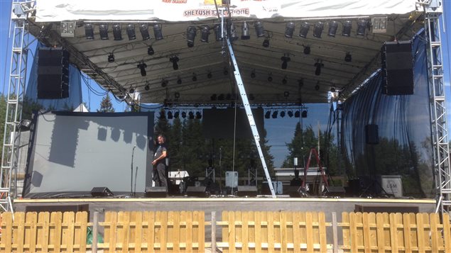 La scène du festival La scène du festival