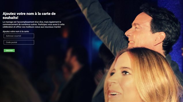 Le PQ a publié une carte de souhaits destinée à Pierre Karl Péladeau et Julie Snyder sur Mon.PQ.org Le PQ a publié une carte de souhaits destinée à Pierre Karl Péladeau et Julie Snyder sur Mon.PQ.org