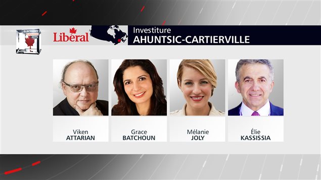 Les quatre candidats à l'investiture libérale dans Ahuntsic-Cartierville Les quatre candidats à l'investiture libérale dans Ahuntsic-Cartierville