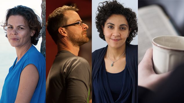 Laure Morali, Philippe Garon, Yara El Ghadban et Anne Molgat ont effectué la présélection des textes pour le Prix du récit Radio-Canada 2015. Laure Morali, Philippe Garon, Yara El Ghadban et Anne Molgat ont effectué la présélection des textes pour le Prix du récit Radio-Canada 2015.