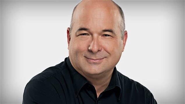 Michel C. Auger, animateur de l'émission Midi info diffusée sur ICI Radio-Canada Première Michel C. Auger, animateur de l'émission Midi info diffusée sur ICI Radio-Canada Première