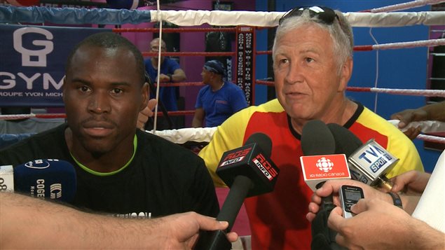 Adonis Stevenson et Yvon Michel Adonis Stevenson et Yvon Michel