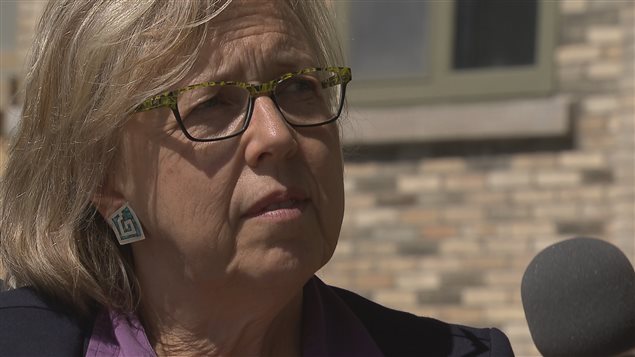 Elizabeth May, chef du Parti vert du Canada Elizabeth May, chef du Parti vert du Canada