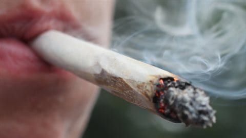 Un joint de marijuana Un joint de marijuana