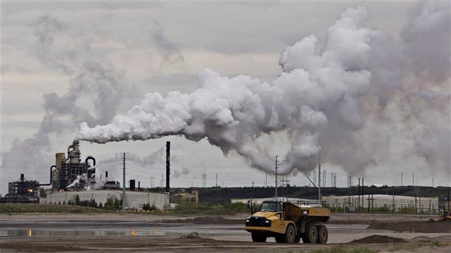Le site du projet d'exploitation des sables bitumineux Syncrude Le site du projet d'exploitation des sables bitumineux Syncrude